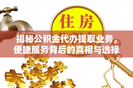 钢城揭秘公积金代办提取业务，便捷服务背后的真相与选择